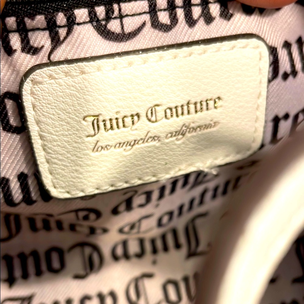 NWT Juicy Couture Multicolor Monogram White Top Handle Crossbody Bags - Picture 8 of 15